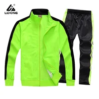 

Hot selling blue velour training&jogging suit custom tracksuit for men