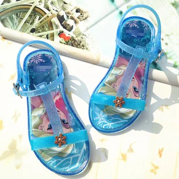 women's jelly sandals with bow