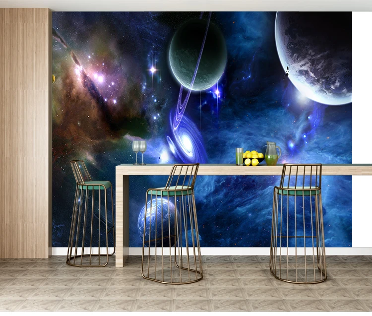 Kustom 3d Mural Langit Berbintang Ruang Angkasa Planet Penutup Dinding Interior 3d Dekorasi Rumah Lukisan Dinding Wallpaper Stiker Buy Ruang Wallpaper Stiker Dinding Mural 3d 3d Wallpaper Product On Alibaba Com