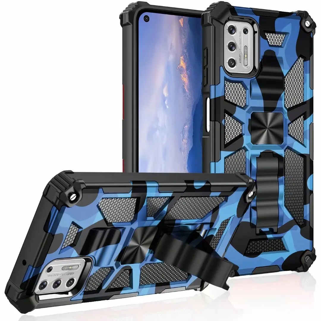 

camouflage Hybrid TPU+Hard PC Heavy Duty Protection Back Phone Cover For Motorola Moto G STYLUS 2021, As pictures