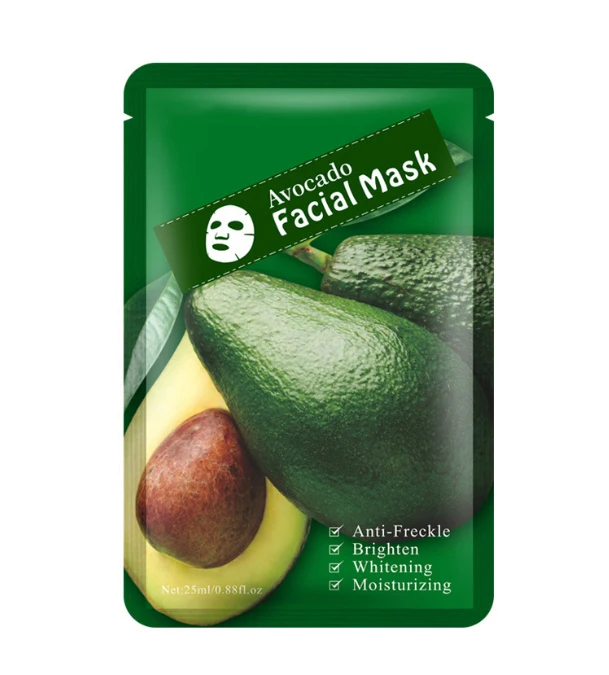 

organic shea butter avocado organic face mask avocado skin care sheet mask, All color