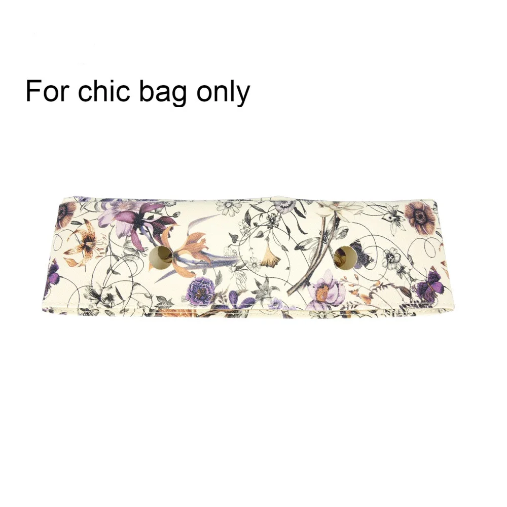 

Custom OEM &ODM floral PU obag trim thin decoration for O bag Chic