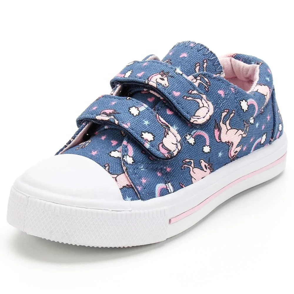 

2019 Custom Designer toddler baby casual canvas children kids sneakers, Blue/oem