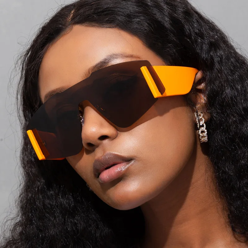 

One piece Trendy private label shades 2022 sunglasses women men sunglasses 2021 oversized glasses