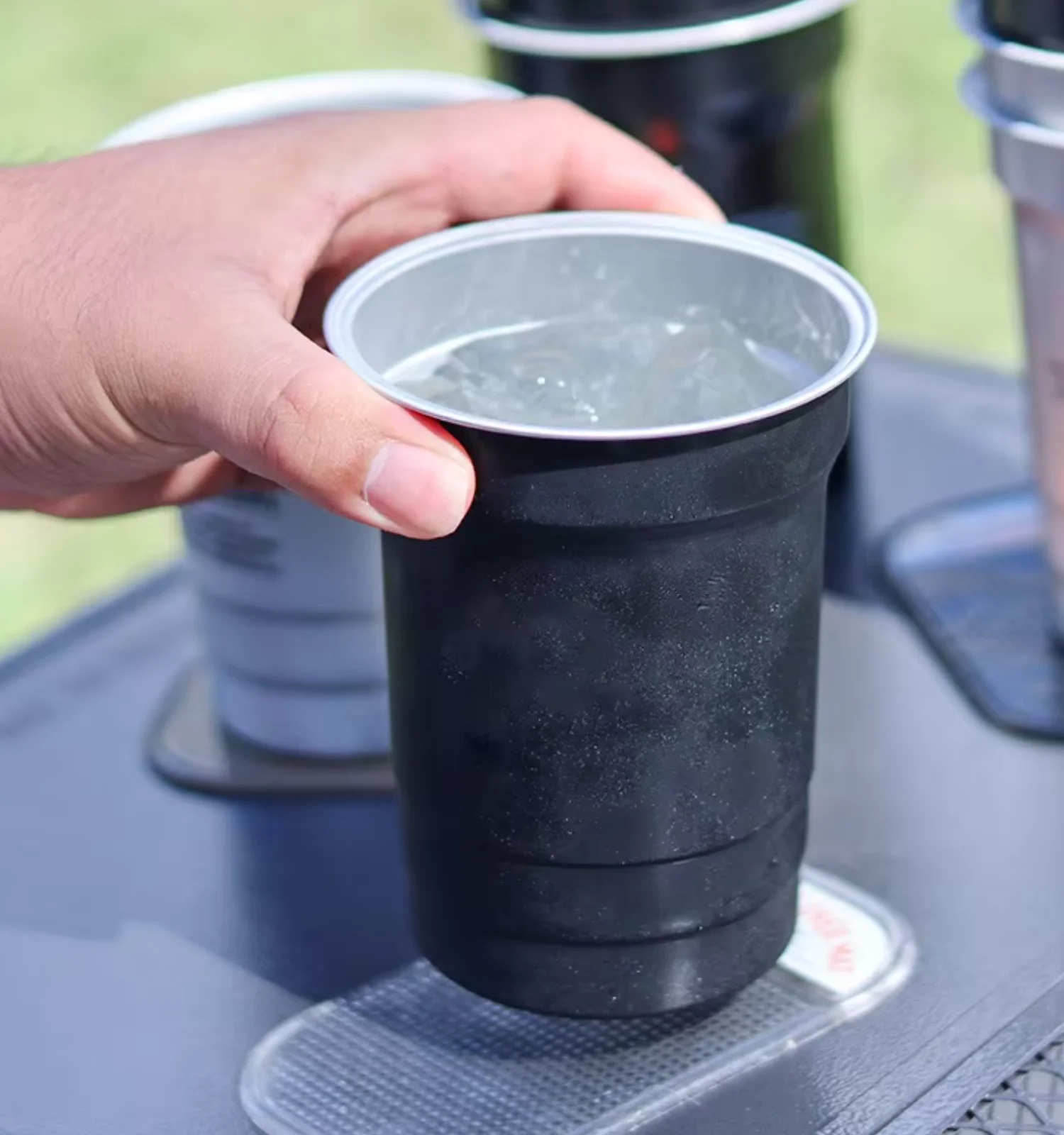 Custom Logo Reusable Food Grade Aluminum Cup Drop Resistant Commercial Cola Beer Cup for Party Bar Cold Drink Cup