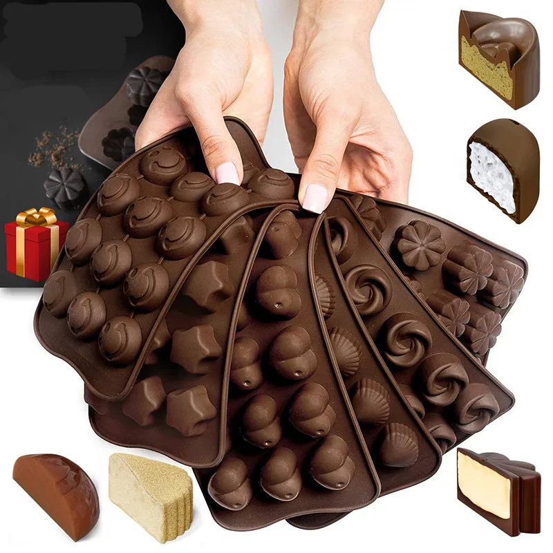 

SHQN Hot Sale DIY LFGB Non-stick Easy Release cake mold chocolate silicone moulds