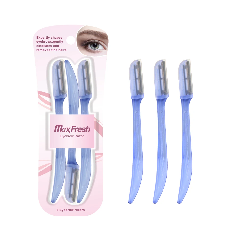 

Eyebrow Razor blades for women and Ladies multipurpose Eyebrow Face Razor Exfoliating Dermaplaning tool razor, As color