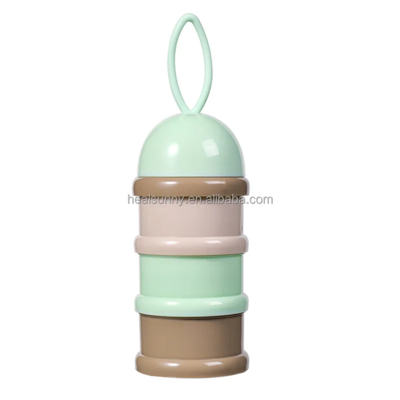 

Hot Sales BPA Free Infant formula Airtight Container Baby Milk Powder Food Storage Container, Customized color