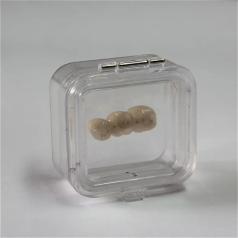 

Dental Orthodontic Retainer Denture Storage Mouthguard Container Case Box, Transparent
