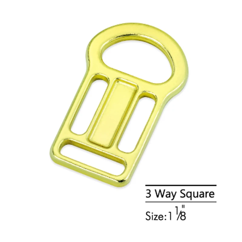 
China Supplier Quality All Bag Hardware Accessories Outdoor Clothing Accessories 3 Way Square 