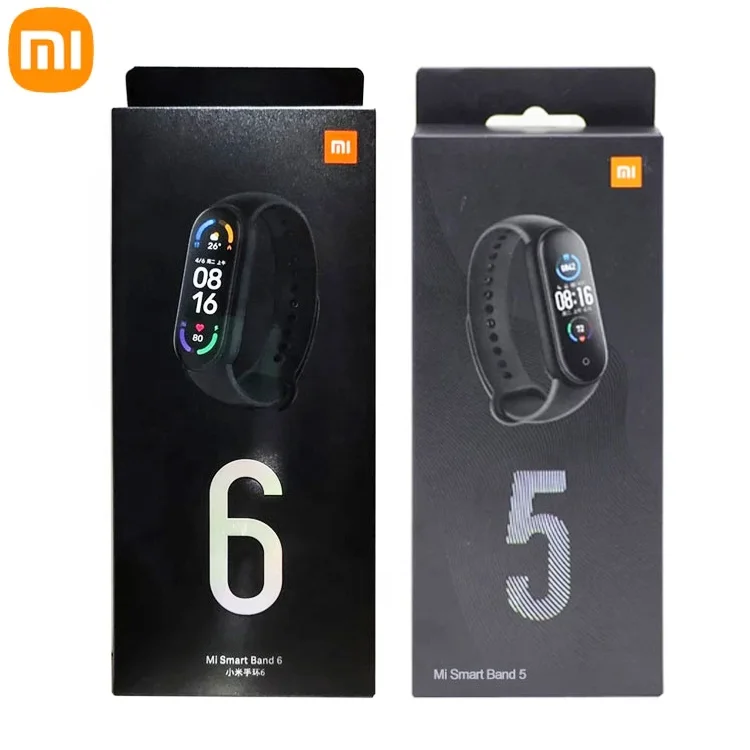 

Orignal In Stock Smart Sport Wristband Heart Rate Mi band5 band6 Fitness Bracelet Tracker Mi Band 5 Mi Band 6 Xiaomi