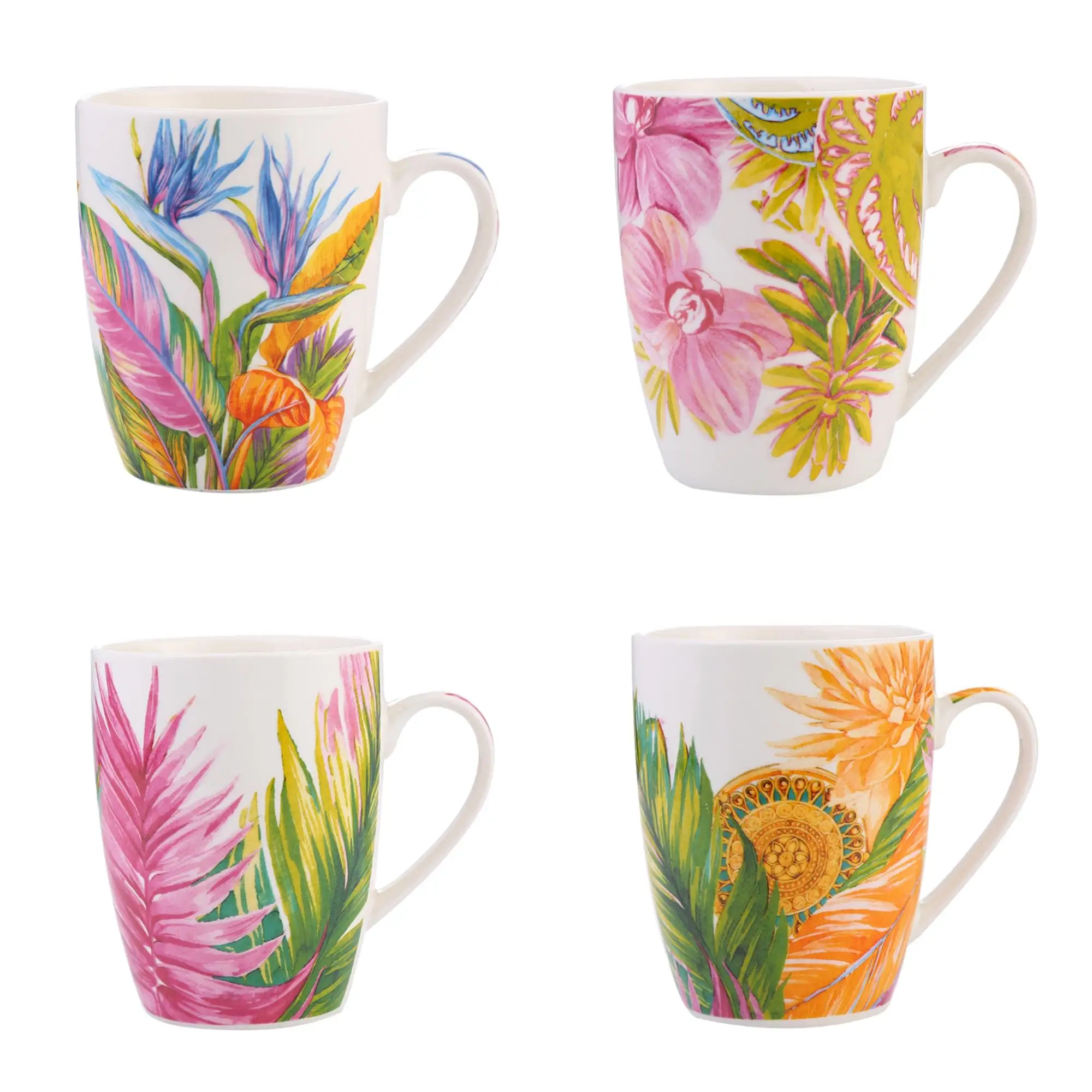 

Wholesale Food Safe Factory Price Ceramic Coffee Mugs Cup Manufacturer, 4 color mixed