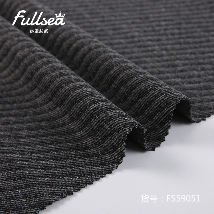 
New design great quality wholesale twill knit wool dobby jacquard fabric for suit 