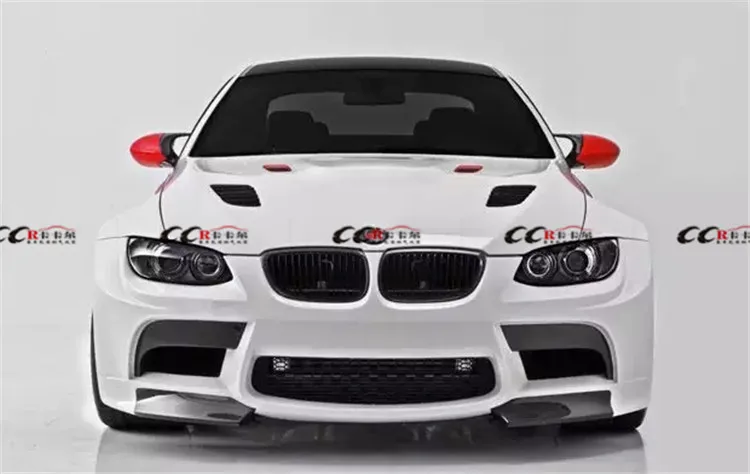 用于宝马 3 系列 m3 e90 e92 e93 的车身套件在 v 型保险杠侧裙宽火炬