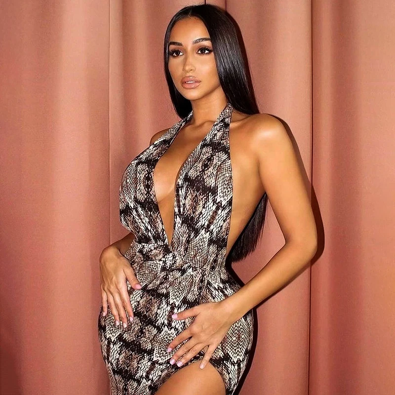 

Budhaul X21DS130 Classical Print Casual Dresses New Arrival 2021 Sleeveless Backless Fashion Women Clothes Maxi Dresses