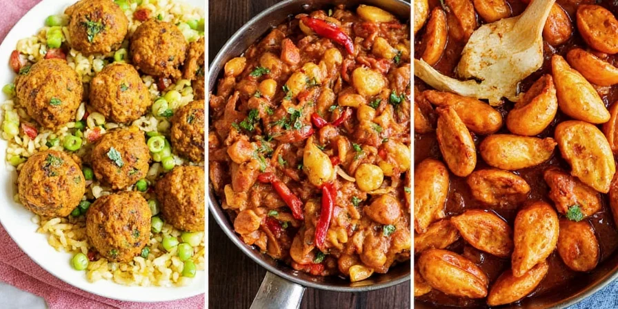 Collection of popular Indian dishes including butter chicken, dosa, biryani, and pav bhaji