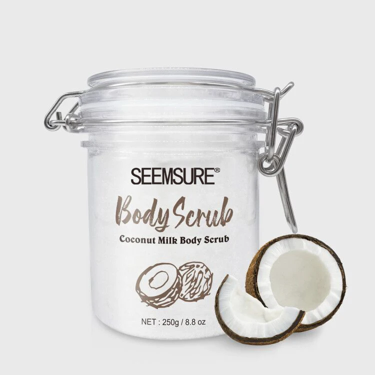 

OEM Wholesale Private Label Skin Care Natural Exfoliating Moisturizing Organic Spa coffee coconut Bath Body Scrub