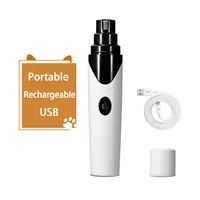 

Wholesale 2019 Rechargeable Pet Dog electric portable Pet Nail Grinder for dog cats with USB Charging