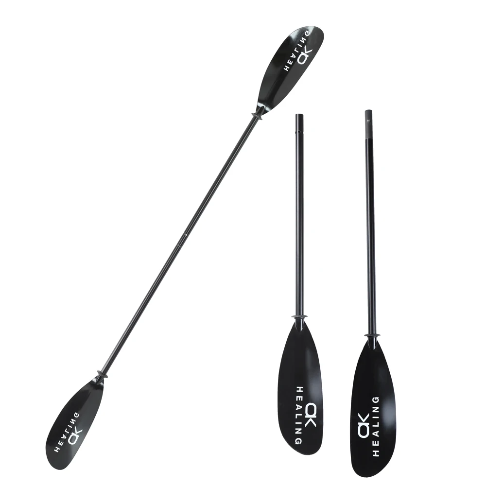 

Kayak Paddle Accessory Inflatable Stand Up Paddle Surf ABS Blade Aluminum Shaft, Black