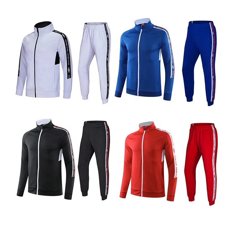

2020 Custom Logo Men Women Plain Jogging Suits Wholesale Men Casual White Sweat Suit Unisex Jogger Sweat Suits Set