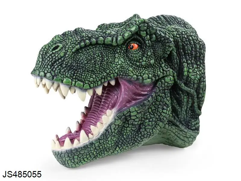 软橡胶恐龙手木偶