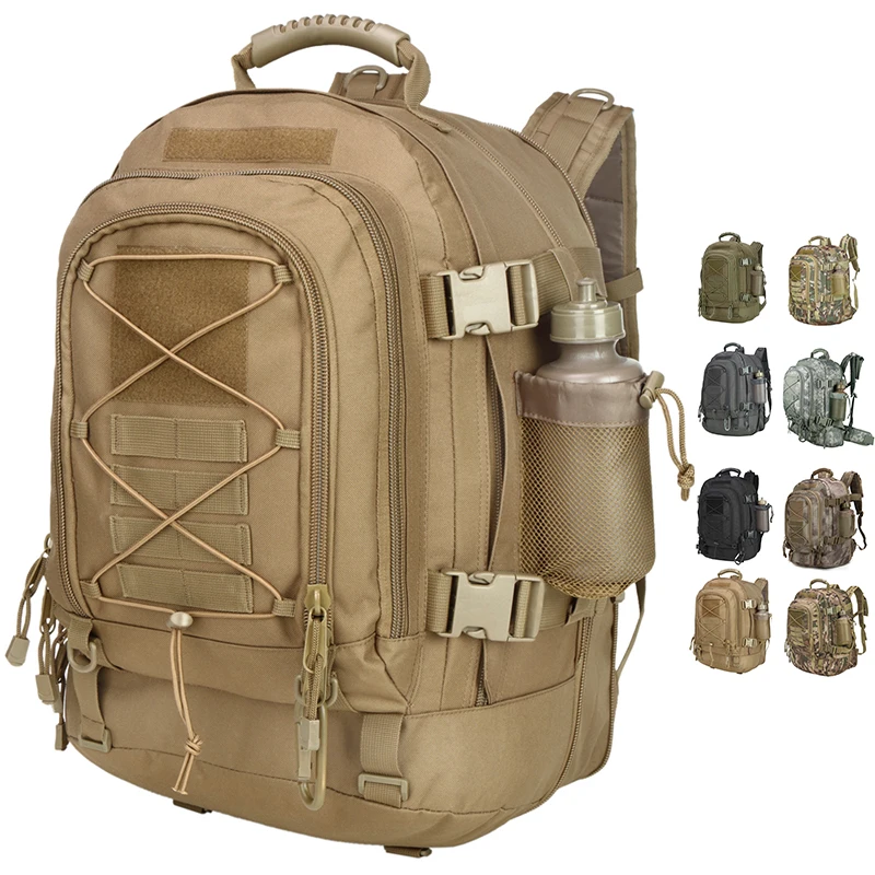 

600D PVC Outdoor Packable Multicam Army Military Backpack Tactical Bag For Hunting, Coyote