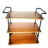diy pipe industrial furniture black iron flange bspt female tee 90 degree elbow for 3 tiers wine tea beer shelves/holder