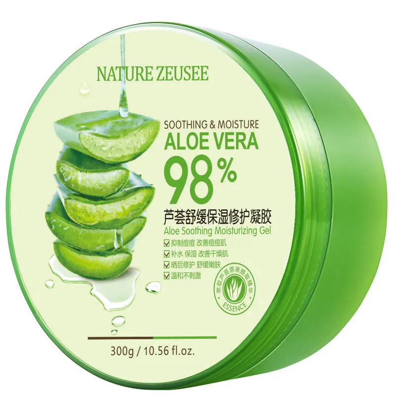 

Private Label 100% Pure Natural 24hrs Aloe Vera Gel Extract Renewal Hydrating Repair Soothing Moisture Aloe Vera Gel Cream, Light green