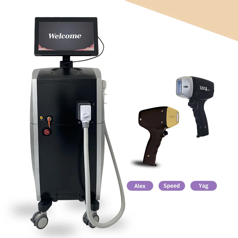 

2022 permanent 808 diode laser hair removal machine 1600W 808nm diode laser hair removal factory device