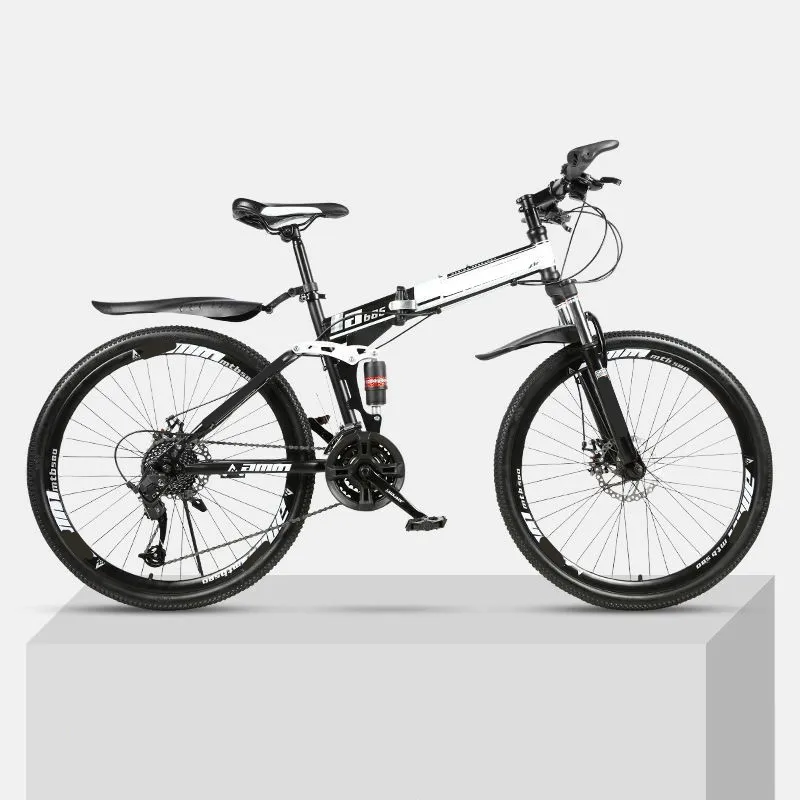 

Folding mountain bike adult one-wheel double shock absorption off-road variable speed male and female middle school students fas