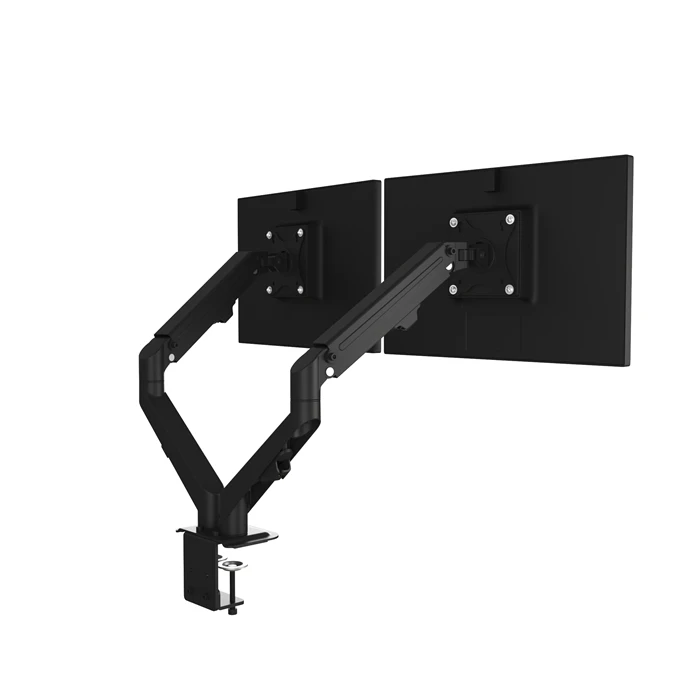

Human Office-Gas spring monitor arm for easy installation with adapter monitor black dual-screen bracket arm
