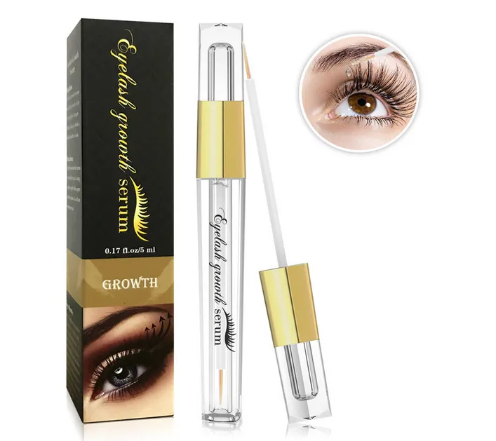 

Wholesale private label 100% Natural Organic Rapidlash Eyelash And Eyebrow Enhancer Eyelash Extension Growth Serum, Clear liquid