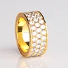 Miss Jewelry CZ iced out gold diamond ring mens hip hop jewelry rings