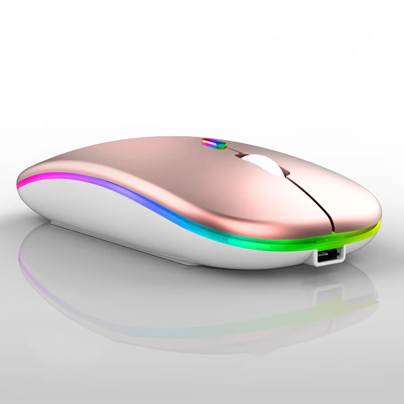 

Rechargeable mouse notebook computer office games 2.4g silent silent mouse