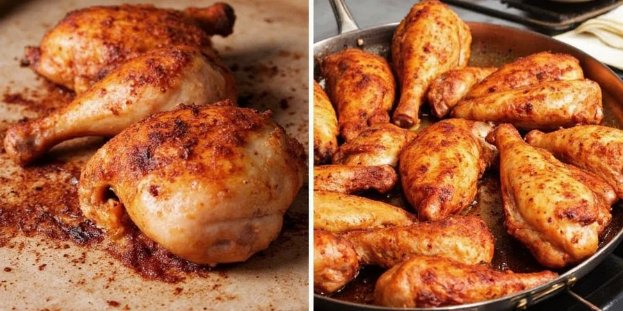 Grilled Chicken with Rub Applied