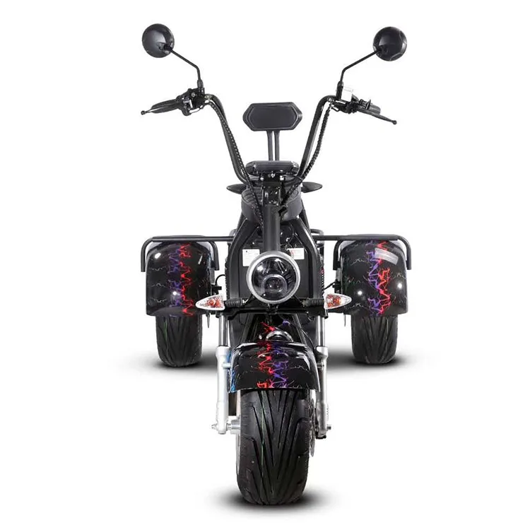 

China Professional Manufacturer 1500W 60V 12Inch Lithium Battery Adult 3 Wheel Electric Motorcycle, Customised