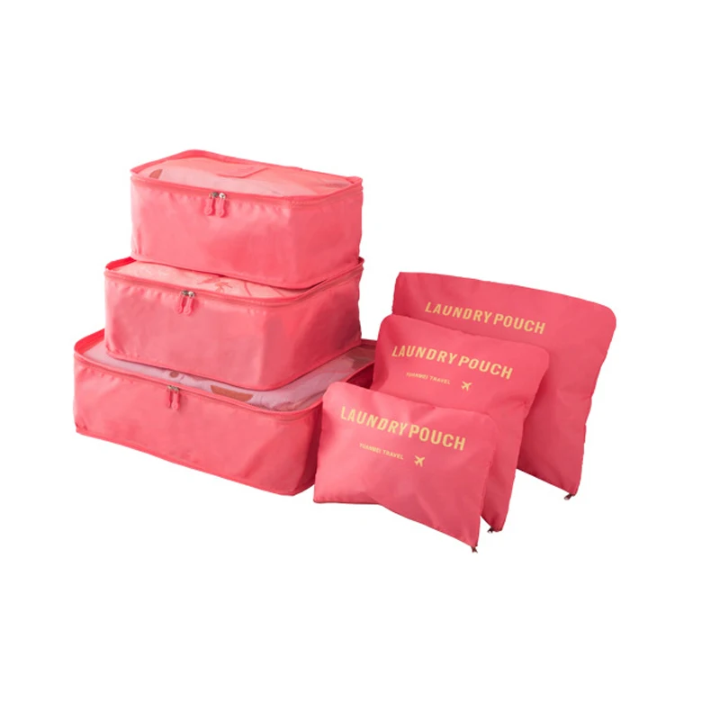 

Travel Storage Set 6 PCS, Packing Cubes, Travel Accessories Organizers Versatile Travel Packing Bags