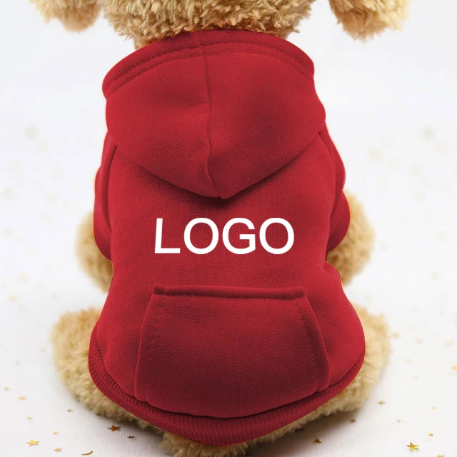 

Wholesale Custom Multi Color Comfortable Fleece Dogs Cloth Pet Clothes Blank Dog Hoodie