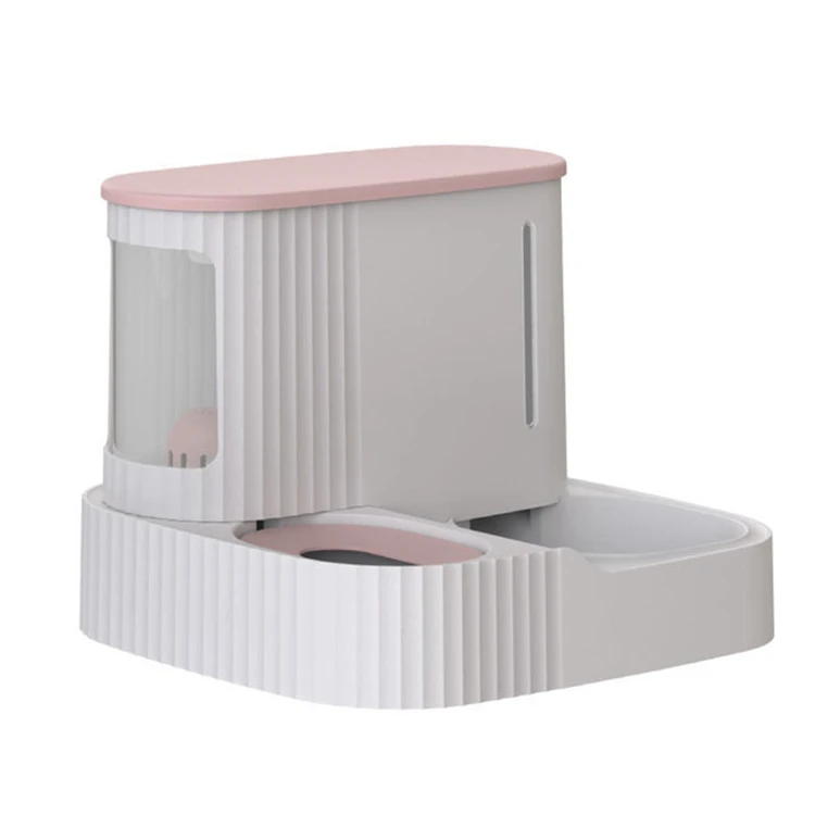 

Multicolor Integrated In 1 Automatic Pet Dog Food Feeding Bowl