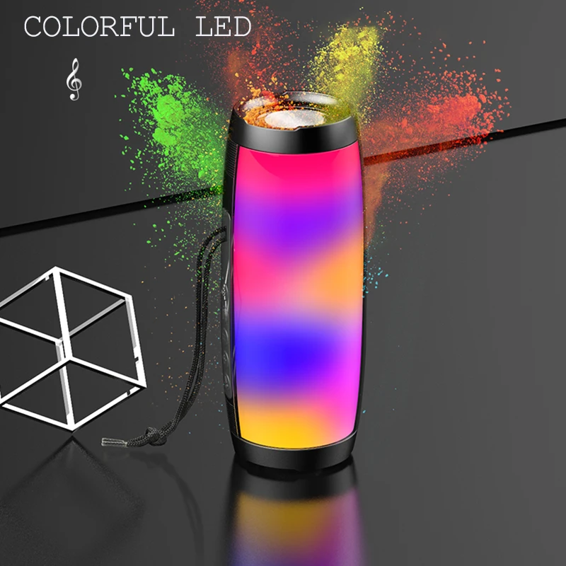 TG157 LED Bluetooth Speaker Waterproof Portable Outdoor Speaker Wireless Mini Support TF Card USB Charge 1200mAh - ANKUX.COM