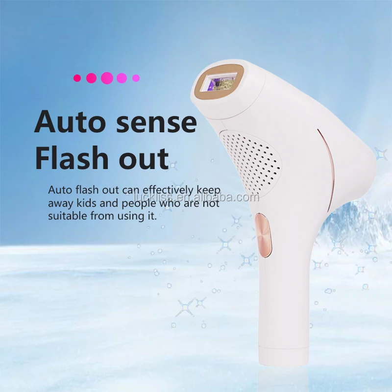 

private label custom beauty home use devices portable hair removal epilation laser ipl, White;black;purple