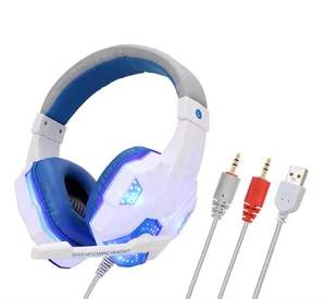 Wired Stereo Gaming Headset PS4 Mobile Phones