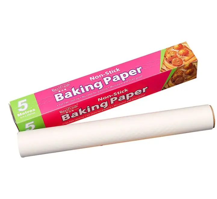 

Heat Resistant Baking Paper Roll Household Use Greaseproof Baking Paper Tools, Customized