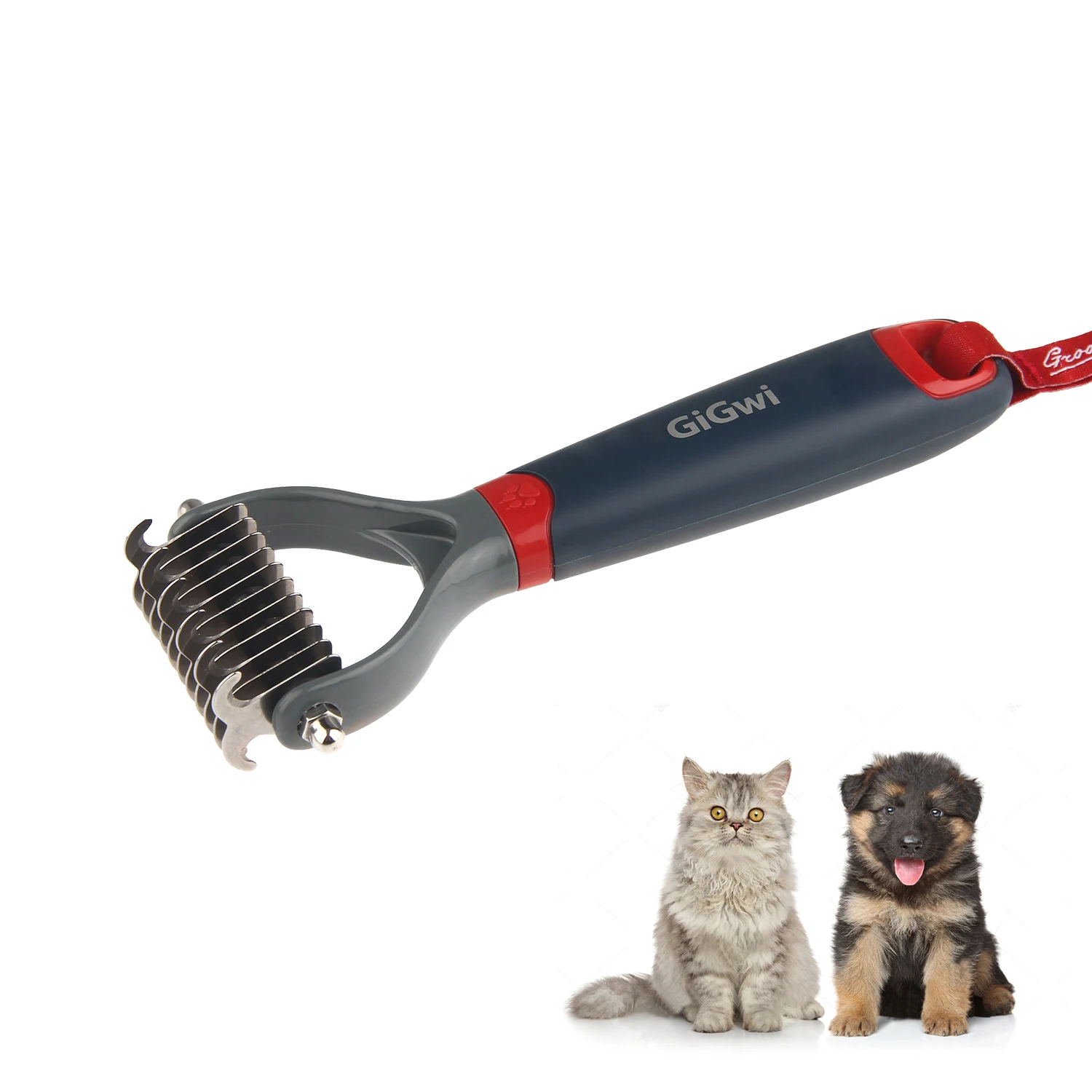 

Manufacturer Stainless Steel Dog Grooming Slicker Comb Brush Dematting For Pet Hair Removal Open Knot Hair