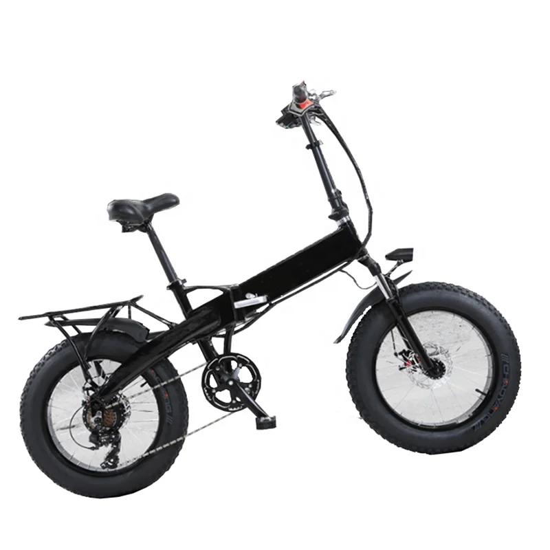 

20 Inch Tires Aluminum Alloy Frame Fat Electric Bicycle 350W 13Ah Electro Bike Electric Bicycle, Black,white optional