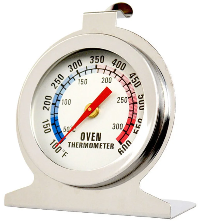 

In Oven Thermometer 50-300 C/100-600 F, Oven Grill Fry Chef Smoker Thermometer Instant Read Stainless Steel Thermometer Kitchen