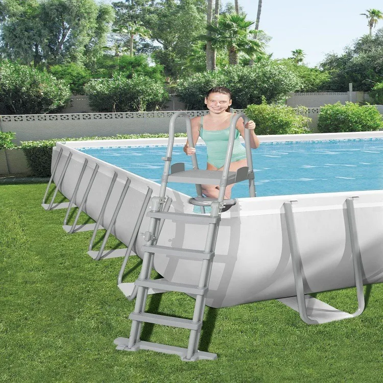 

Outdoor Home Family Kids Swimming Pool Full Size Adults Garden Backyard With Lader Swimming Pools