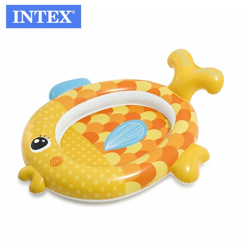 

INTEX 57111 FRIENDLY GOLDFISH BABY POOL, Yellow