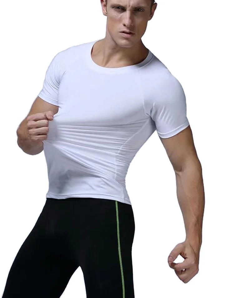 

Wholesale Custom Logo Athletic Quick Dry Sportswear T Shirt Mens Workout Gym Mens T-Shirts