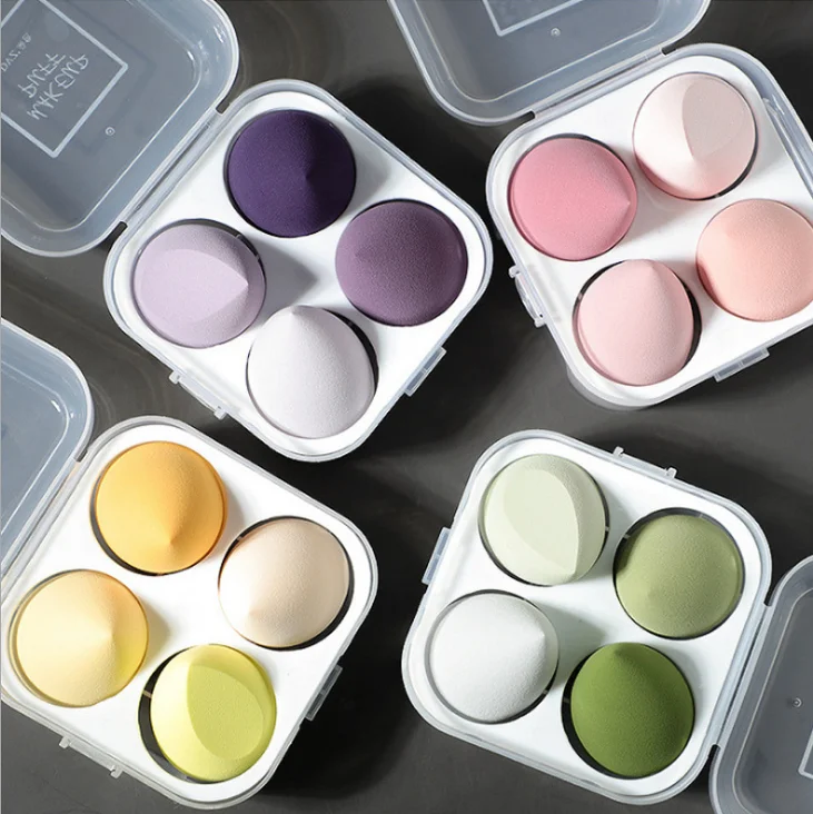 

Colorful Smooth Cute Silicone Water Drop Makeup Blender, Many colors